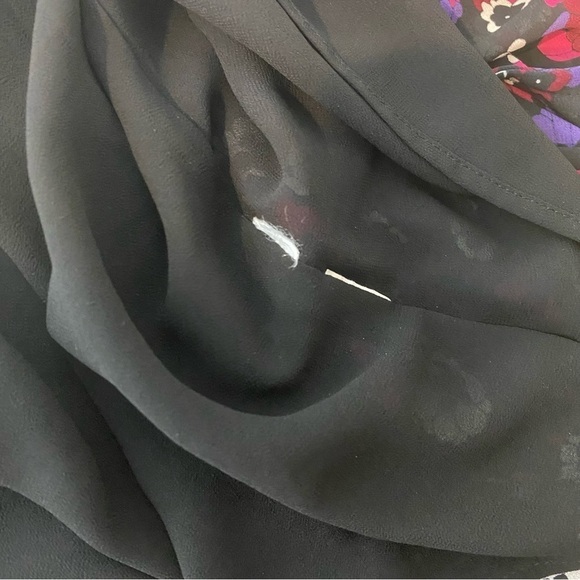 Michael MK • Floral Georgette Wrap Dress - Picture 16 of 16